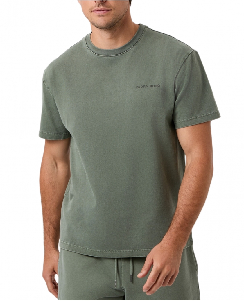 BORG OVERSIZED WASHED T-SHIRT THYME