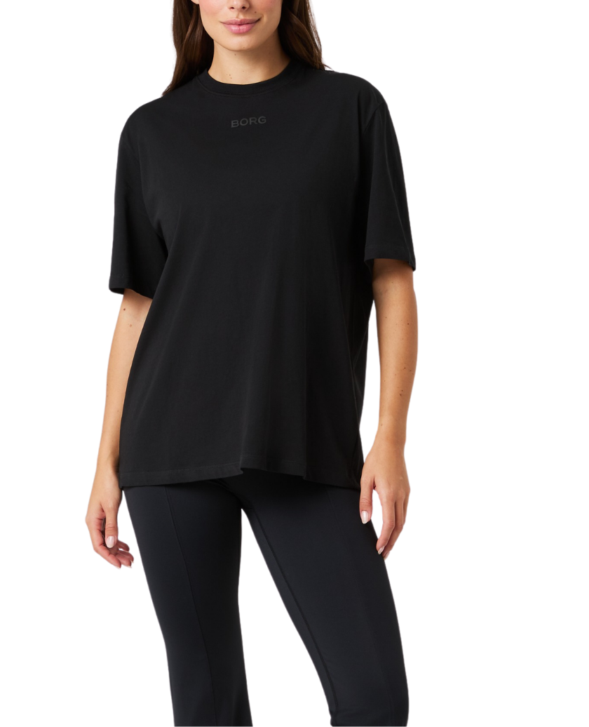 BORG STUDIO OVERSIZED T-SHIRT BLACK BEAUTY W