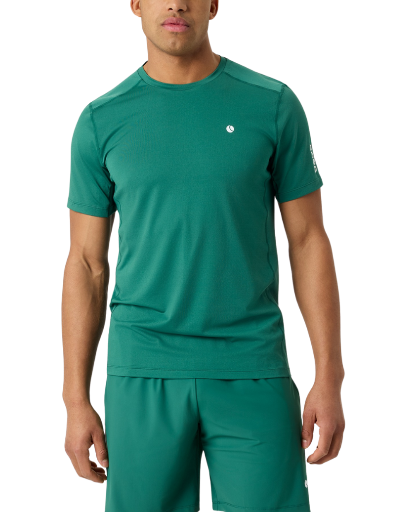 BORG ACE MESH PANEL T-SHIRT POSY GREEN M