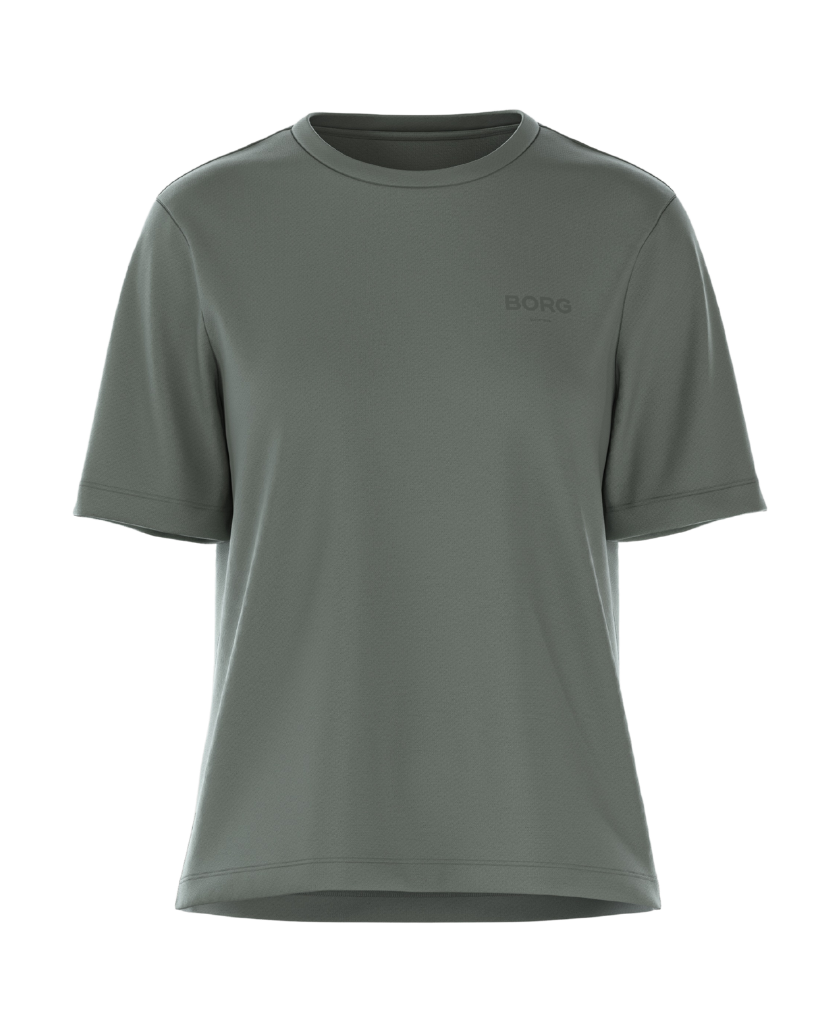 BORG ESSENTIAL ACTIVE T-SHIRT GREEN W