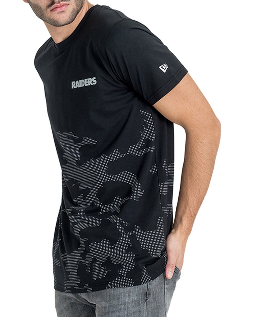 OAKLAND RAIDERS NTC REFLECTIVE CAMO TEE