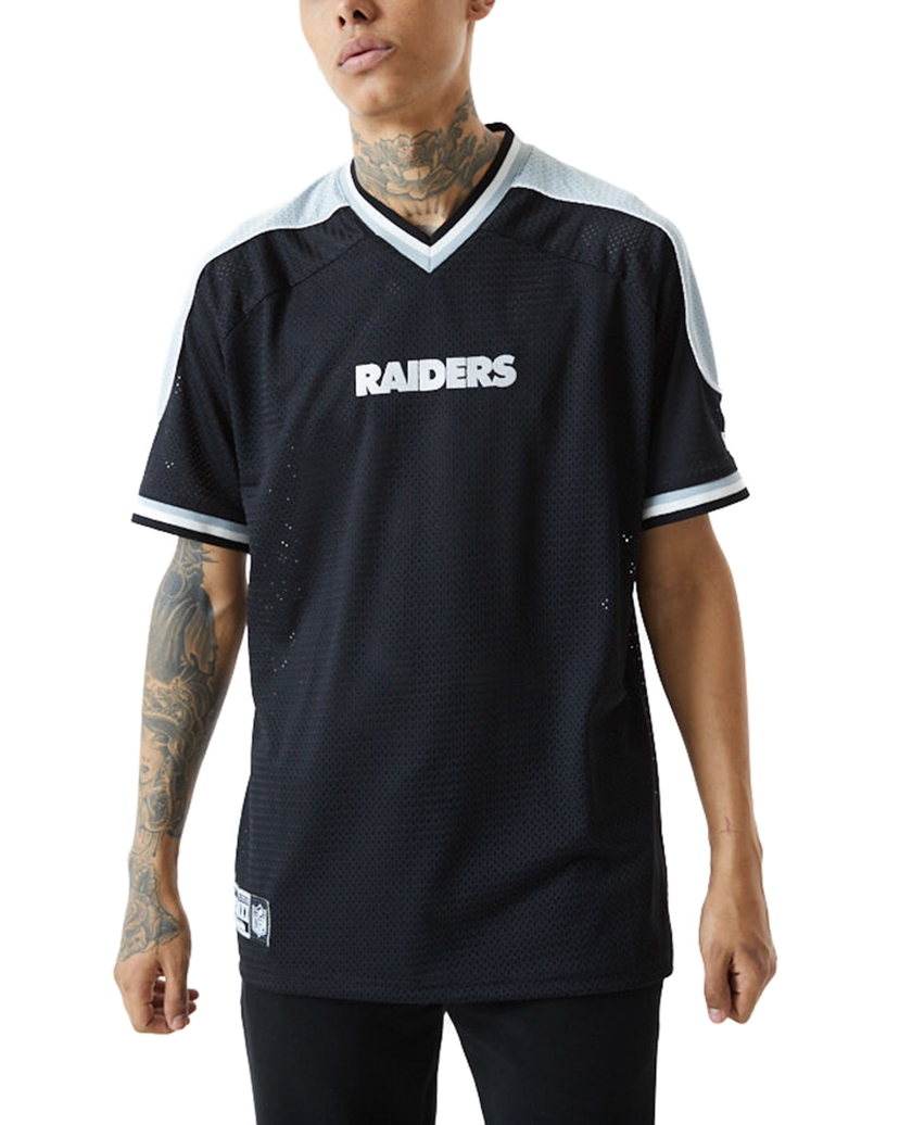 LAS VEGAS RAIDERS CONTRAST PANEL BLACK JERSEY