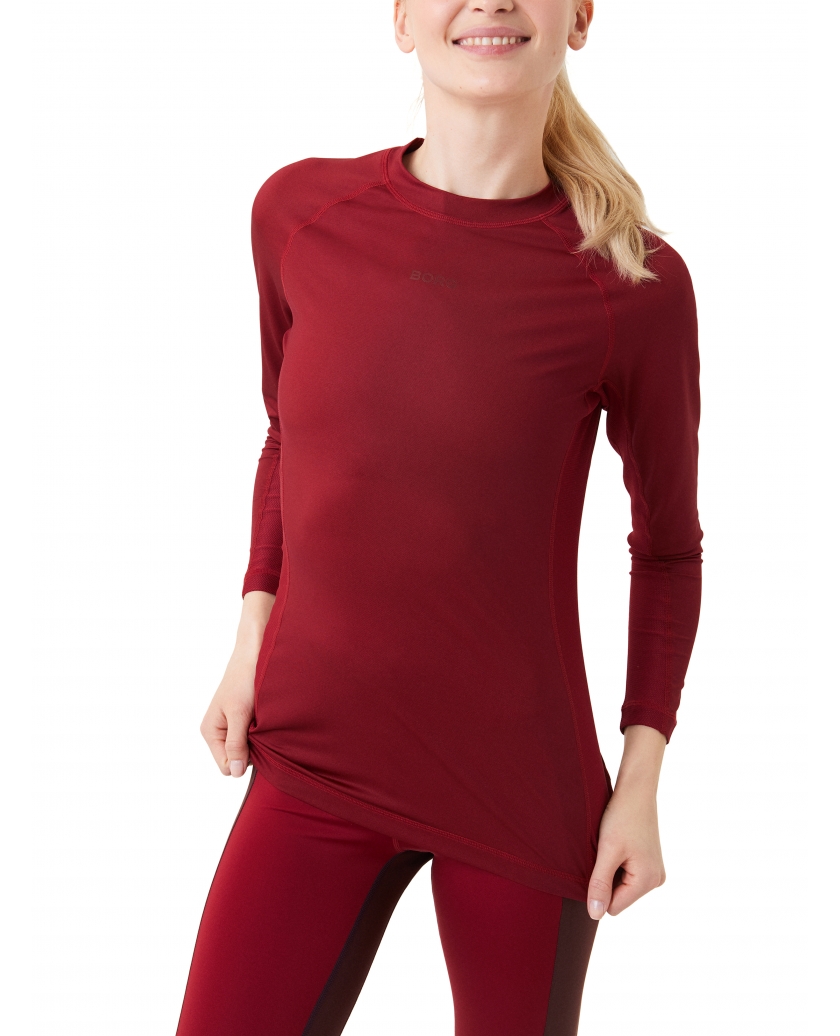 BORG LONG SLEEVE T-SHIRT W BIKINI RED