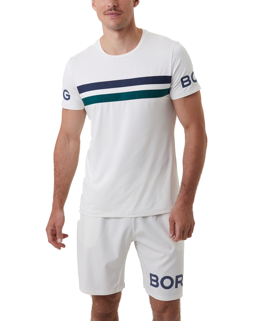 BORG T-SHIRT EGRET