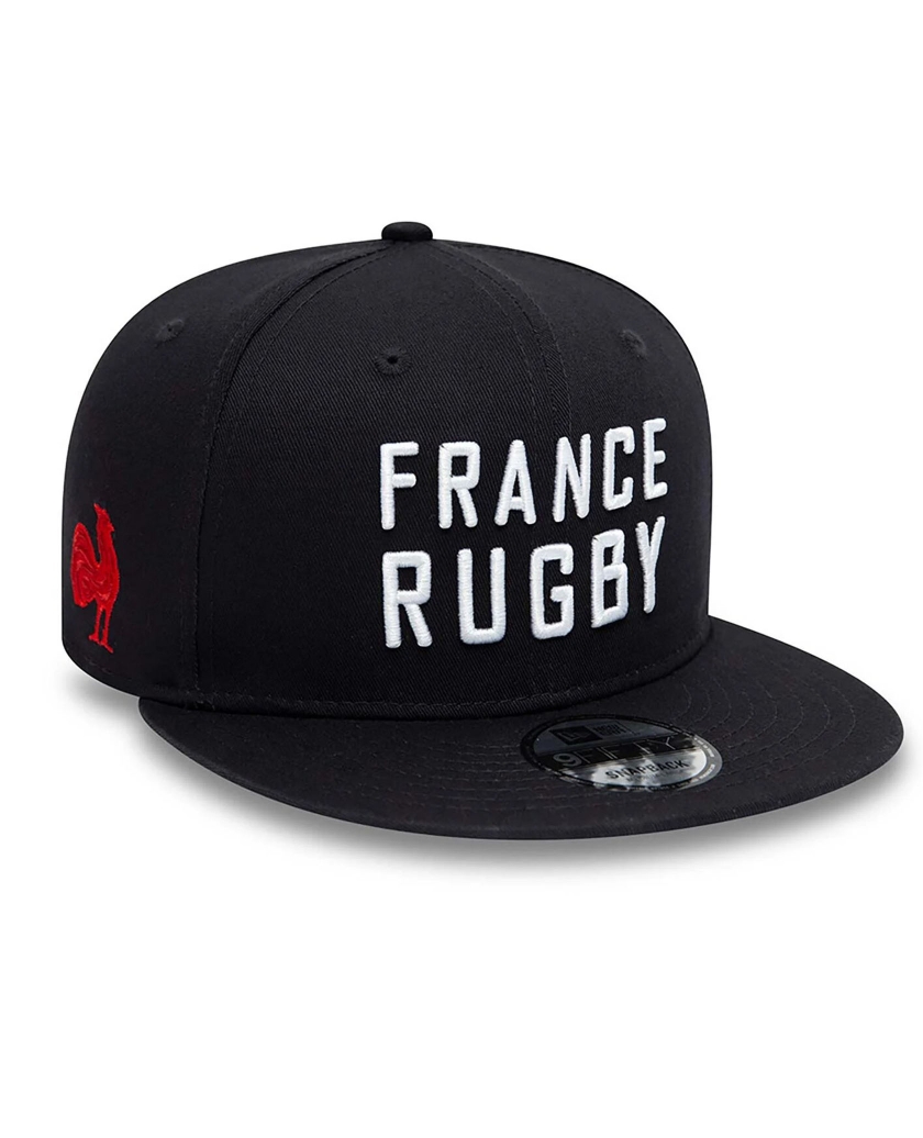 FRENCH RUGBY WORDMARK NAVY 9FIFTY SNAPBACK CAP
