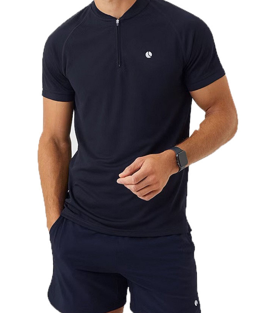 POLO BJORN BORG ACE PERFORMANCE ZIP NAVY M