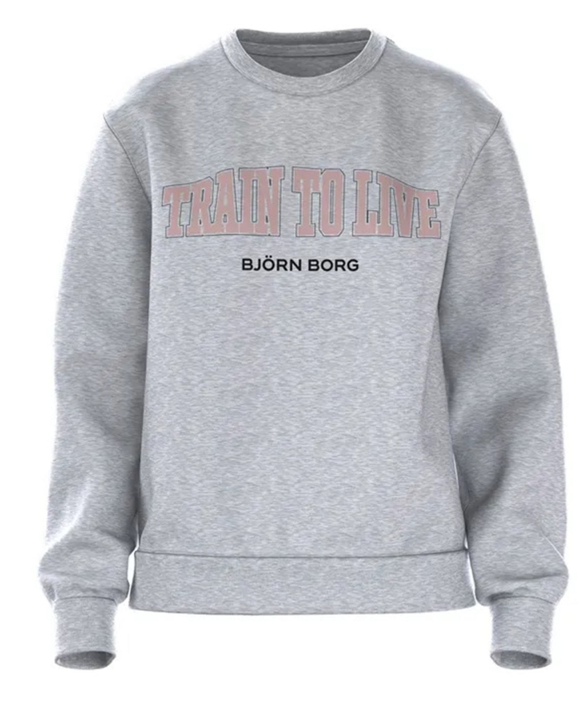 BORG ESSENTIAL CREW SWEATER MELANGE W