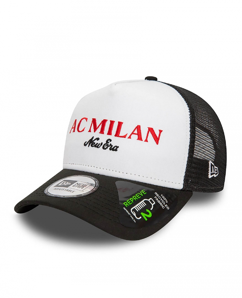 AC MILAN WORDMARK BLACK REPREVE E-FRAME TRUCKER