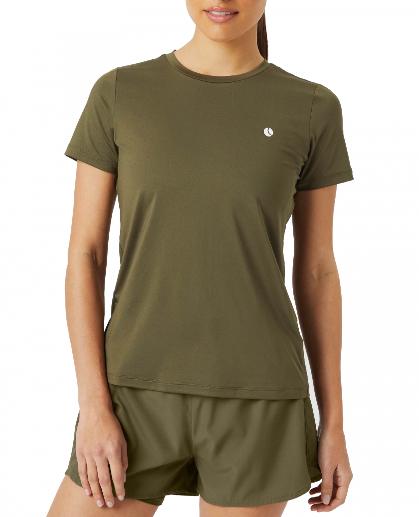 BORG ACE SLIM T-SHIRT OLIVE NIGHT W