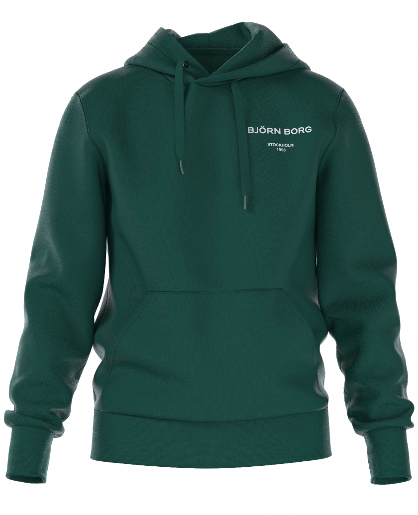BORG ESSENTIAL HOODIE RAIN FOREST