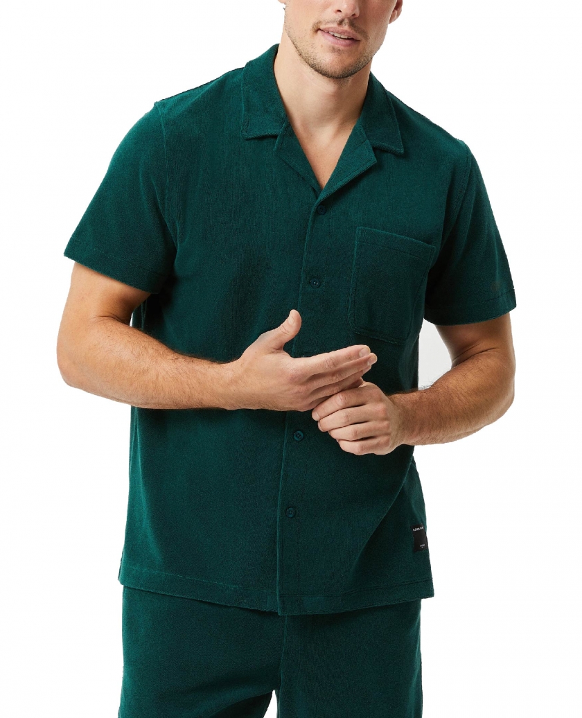BORG TOWELING POOL SHIRT PONDEROSA PINE