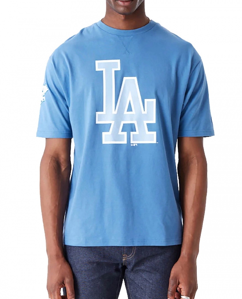 LA DODGERS WORLD SERIES BLUE OVERSIZED T-SHIRT