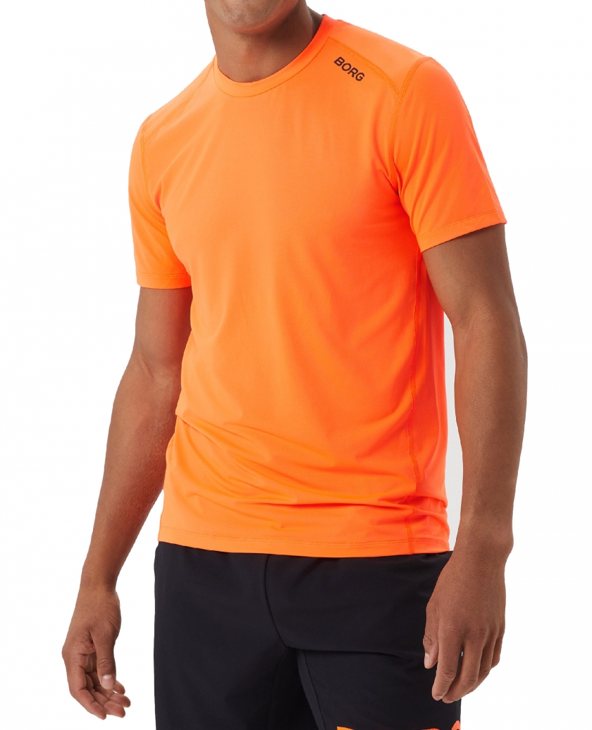 BORG ATHLETIC T-SHIRT SHOCKING ORANGE
