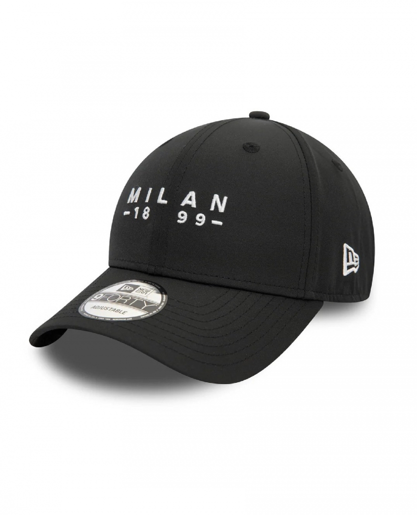 AC MILAN ESTABLISHED WORDMARK BLACK 9FORTY CAP