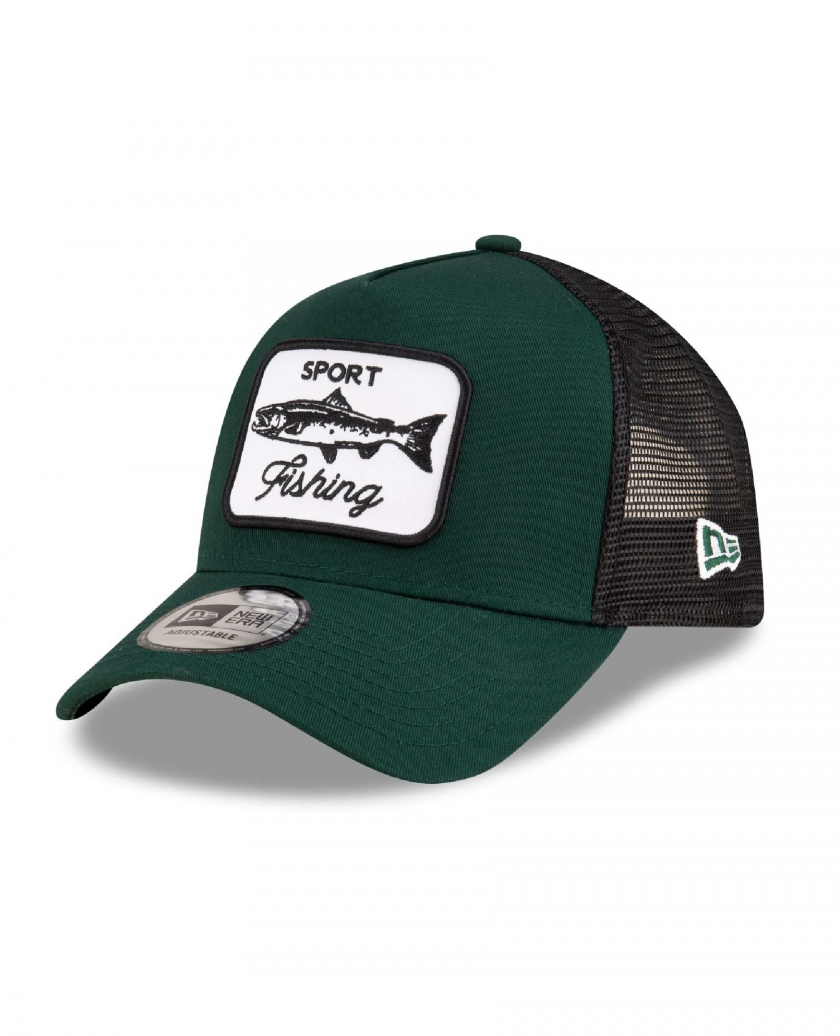 NEW ERA FISHING PATCH 9FORTY A-FRAME TRUCKER CAP