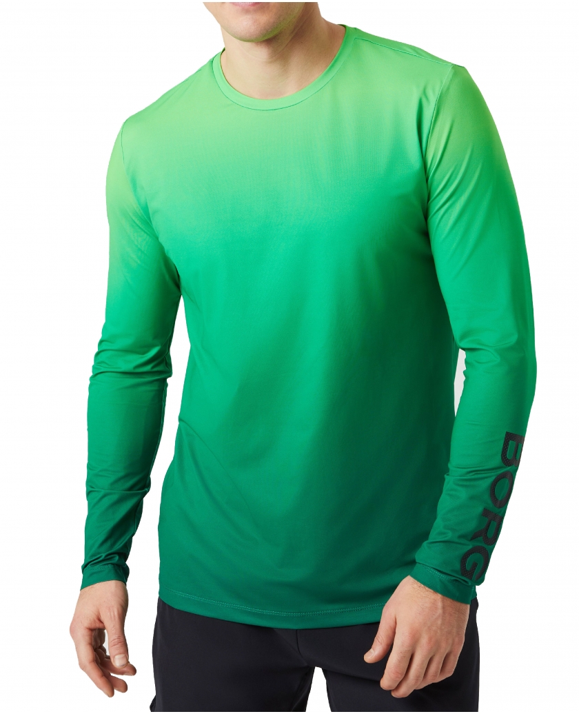 BORG LONG SLEEVE PRINT T-SHIRT SUN FADE M