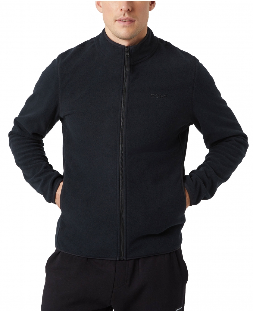 BORG FULL ZIP FLEECE BLACK M