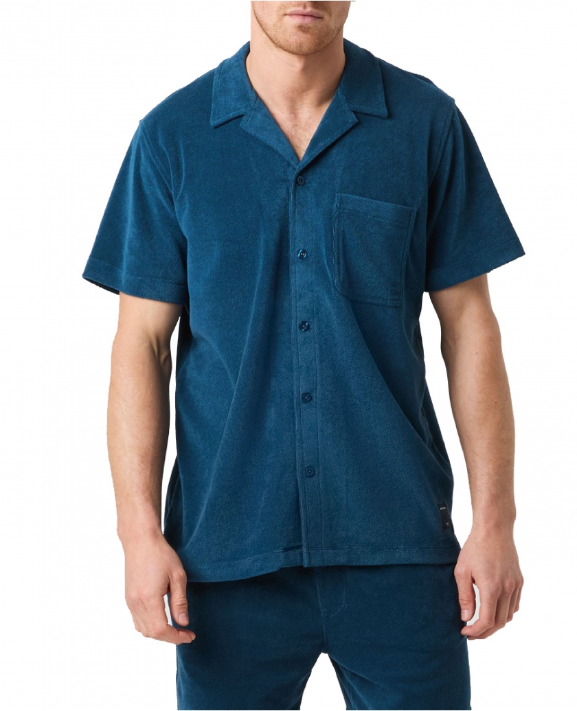 BORG TOWELING POOL SHIRT GIBRALTAR SEA M